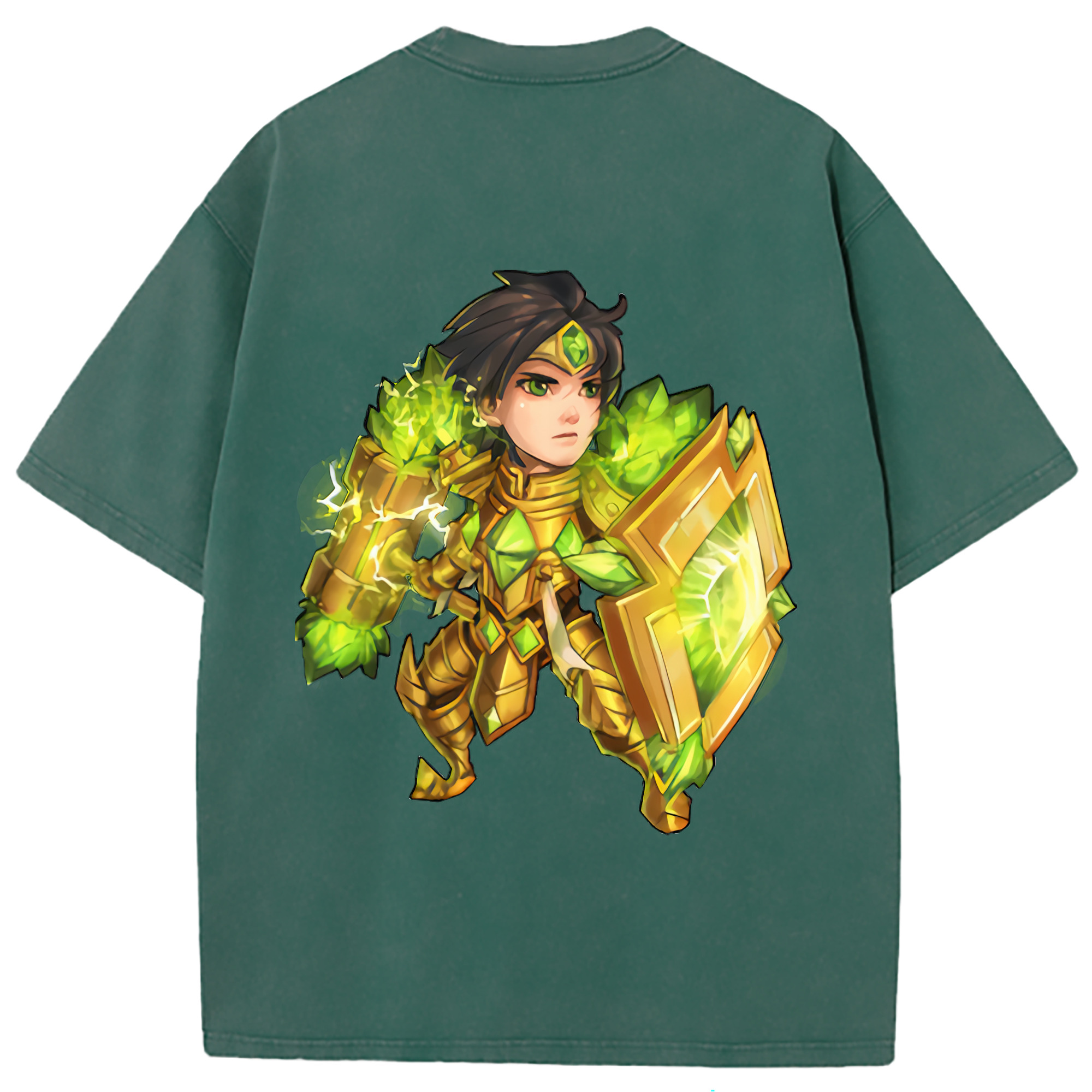 （画像用） リーグ・オブ・レジェンド League of Legends LOL 綿100% ヴィンテージ風 半袖Tシャツ（背面プリント）